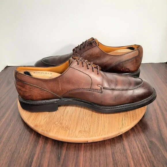 Paul Stuart x Grenson Mens Size 11.5 Shoes Brown Leather Casual Dress Sneakers